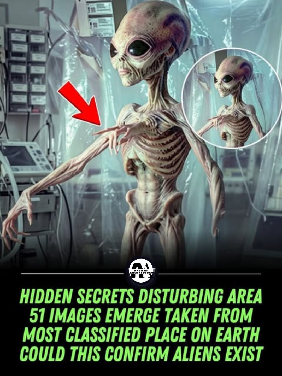 Có thể là hình ảnh về ‎văn bản cho biết '‎١ا npcTиoe AMA HIDDEN SECRETS DISTURBING AREA 51 IMAGES EMERGE TAKEN FROM MOST CLASSIFIED PLACE ON EARTH COULD THIS CONFIRM ALIENS EXIST‎'‎