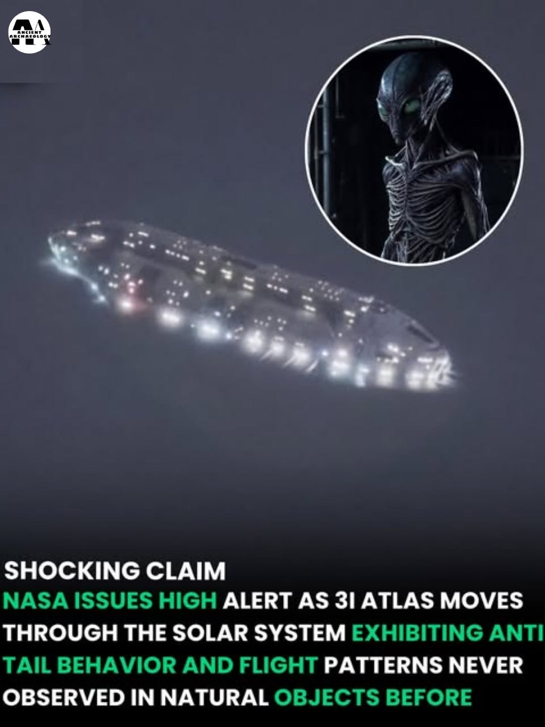 Có thể là hình ảnh về văn bản cho biết '်မေ်ားနွေ န၄ SHOCKING CLAIM ISSUES HIGH ALERT AS 3I ATLAS MOVES THROUGH THE SOLAR SYSTEM EXHIBITING ANTI TAIL BEHAVIOR AND FLIGHT PATTERNS NEVER OBSERVED IN NATURAI OBJECTS BEFORE'