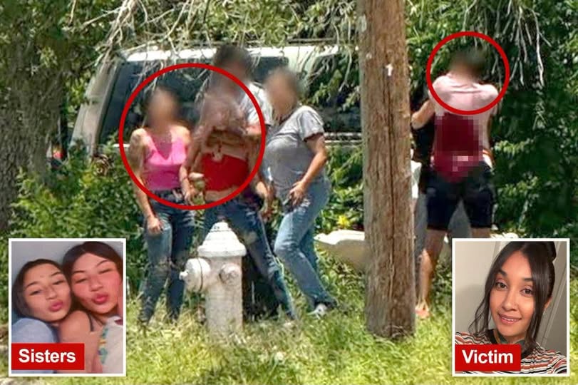 Có thể là hình ảnh về một hoặc nhiều người và văn bản cho biết 'Sisters Victim'