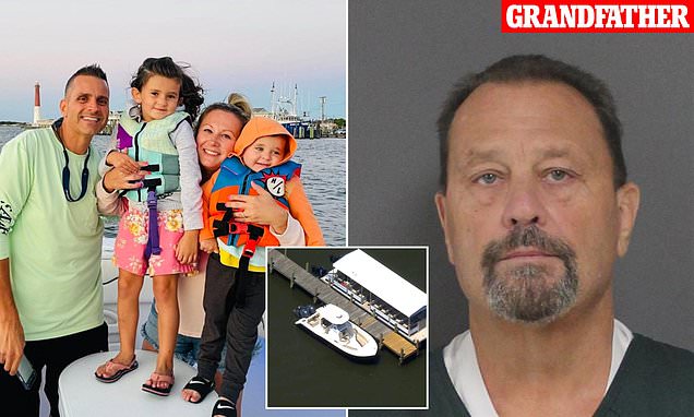 Heartbreaking reason couple's only two children aged 7 and 9 were on boat when alleged drunk grandpa crashed it and killed them | Daily Mail Online
