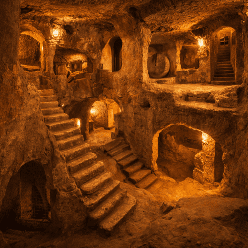 Derinkuyu: The Underground City That Hid Civilisations | Mythlok